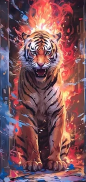 Diamond Painting Kunst Gemälde Tiger